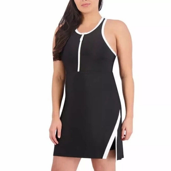 SAGE Black and White Sporty Dress - Picture 1 of 6